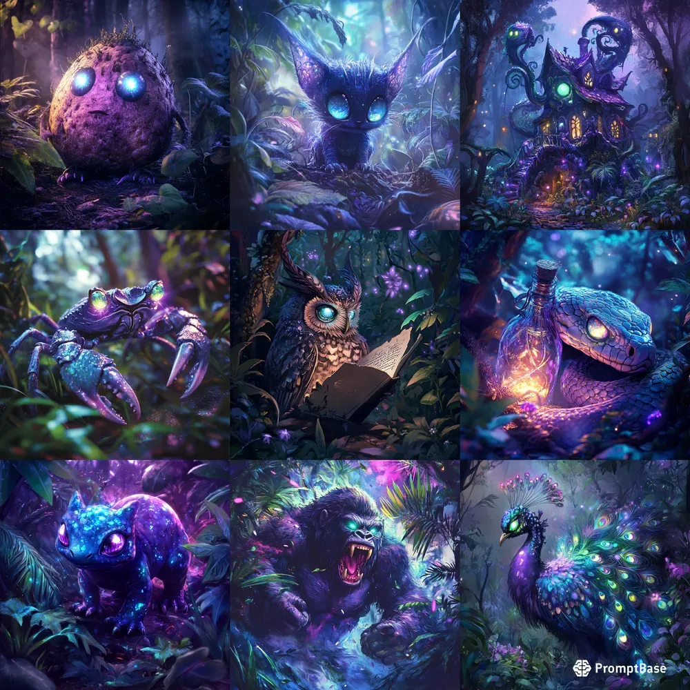 Bioluminescent Fantasy Realisms