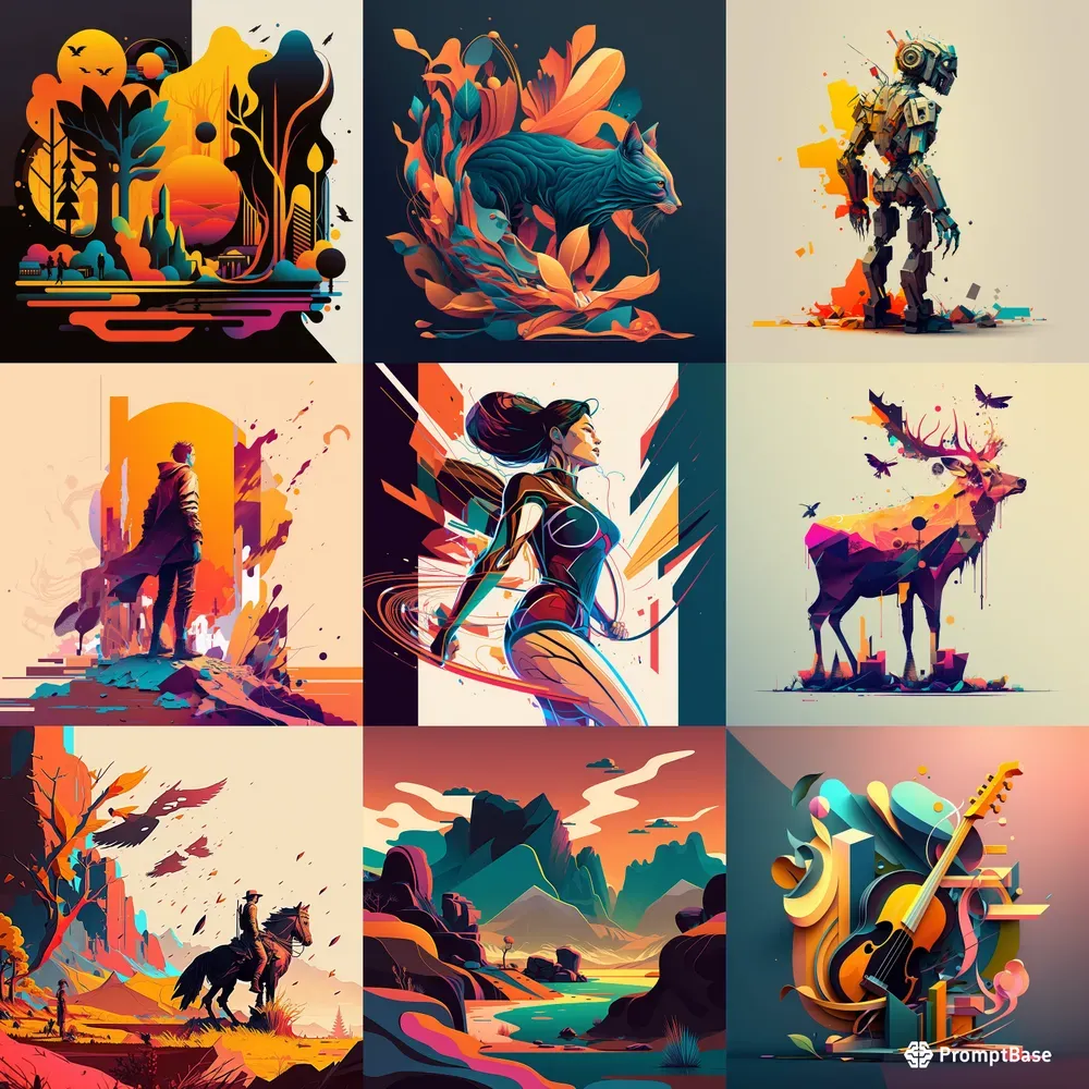 Abstract Digital Artworks