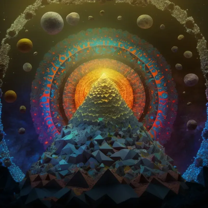 Fantasy Pyramid Art