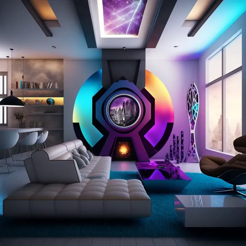 Futuristic Room Interiors Designs