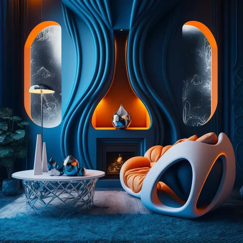 Futuristic Room Interiors Designs
