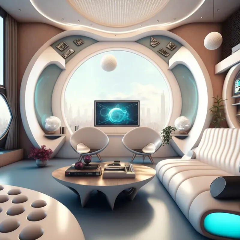 Futuristic Room Interiors Designs