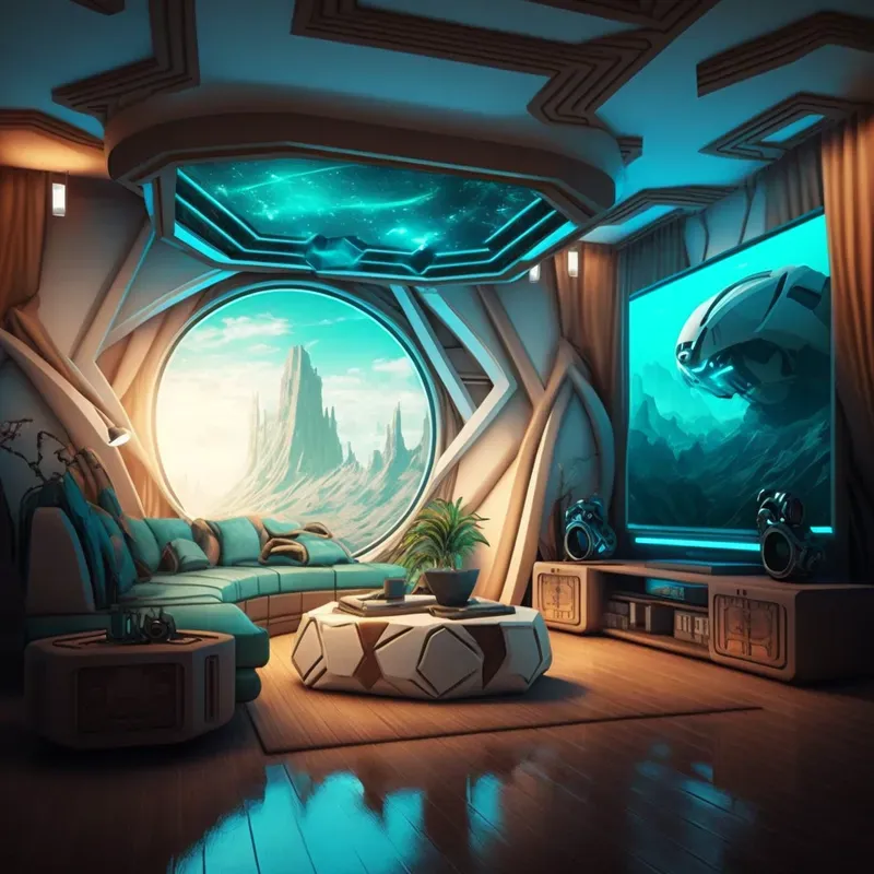 Futuristic Room Interiors Designs