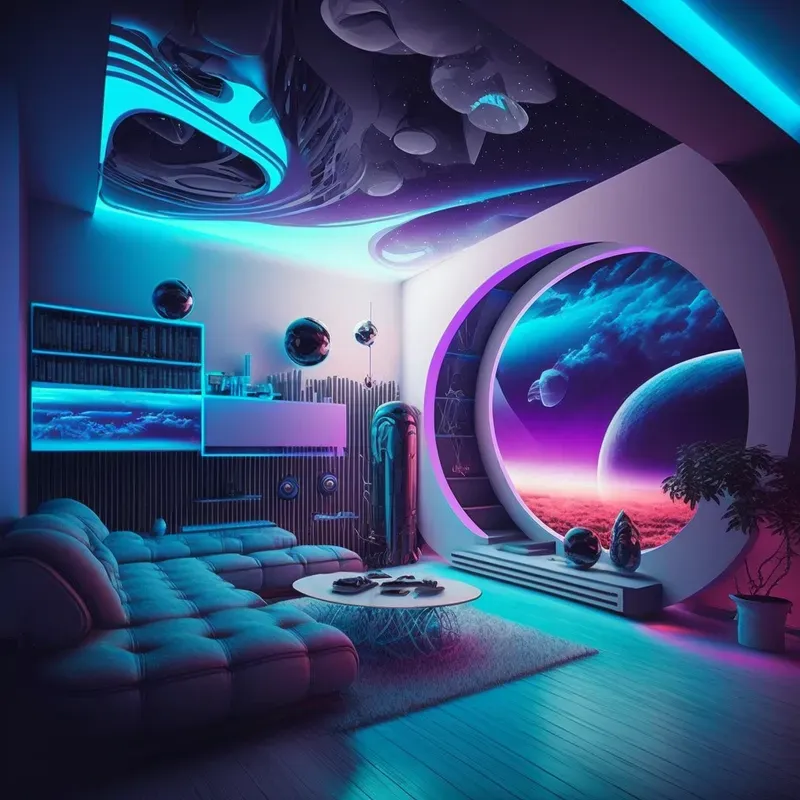 Futuristic Room Interiors Designs