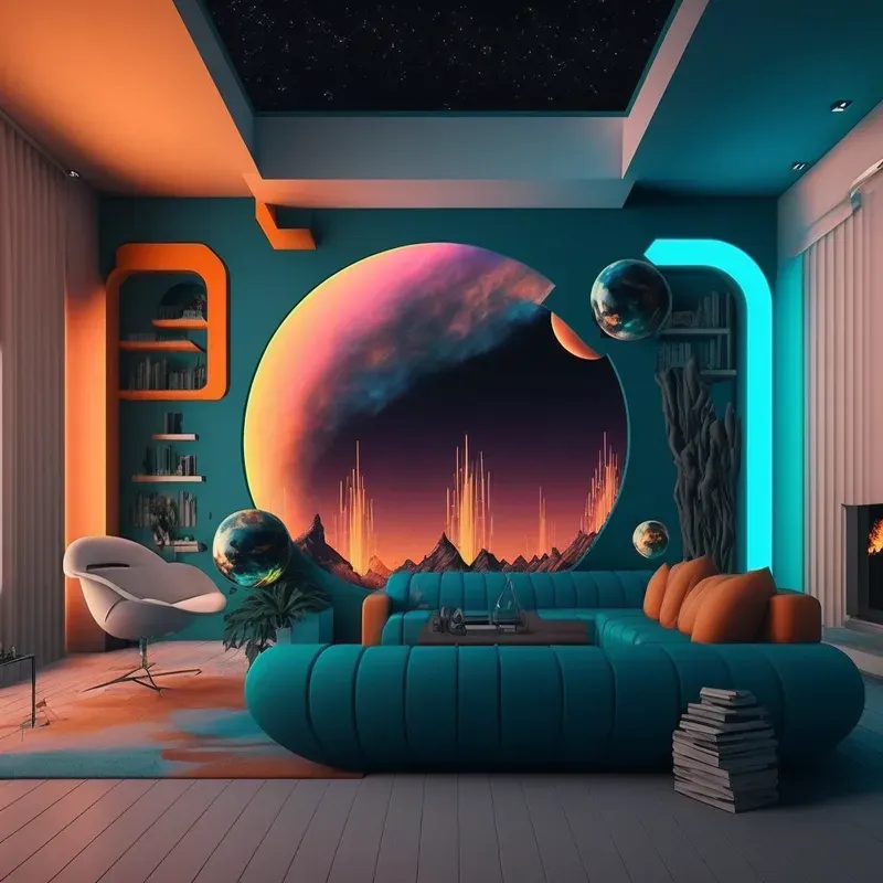 Futuristic Room Interiors Designs