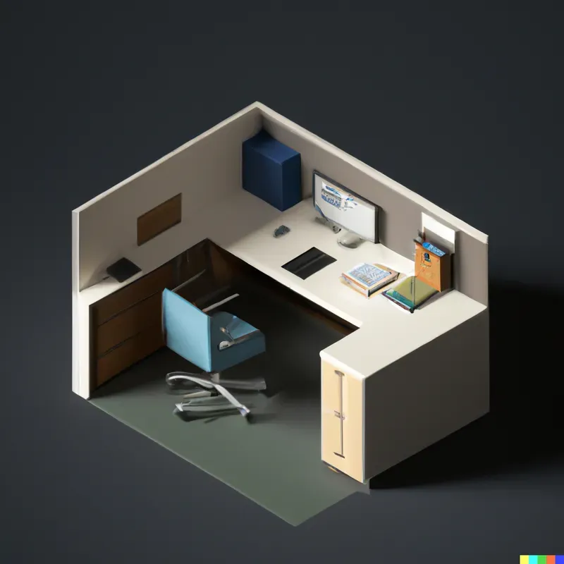 Clean Isometric Offices