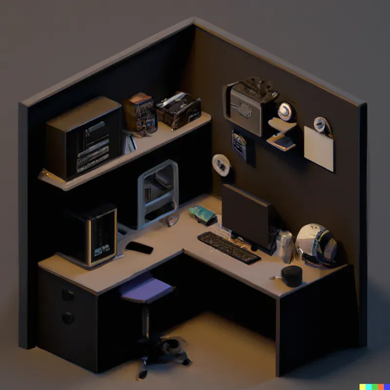 Clean Isometric Offices