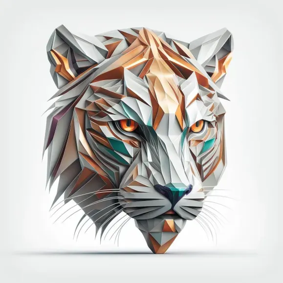 Abstract Chrome Logos