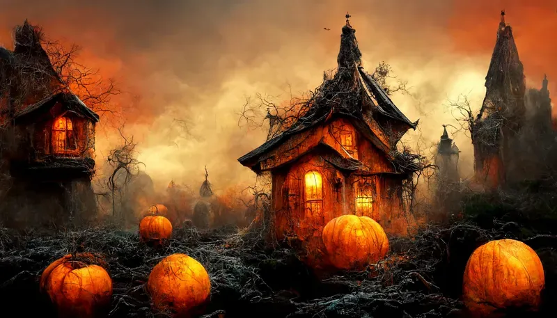 Colorful Halloween Wallpaper