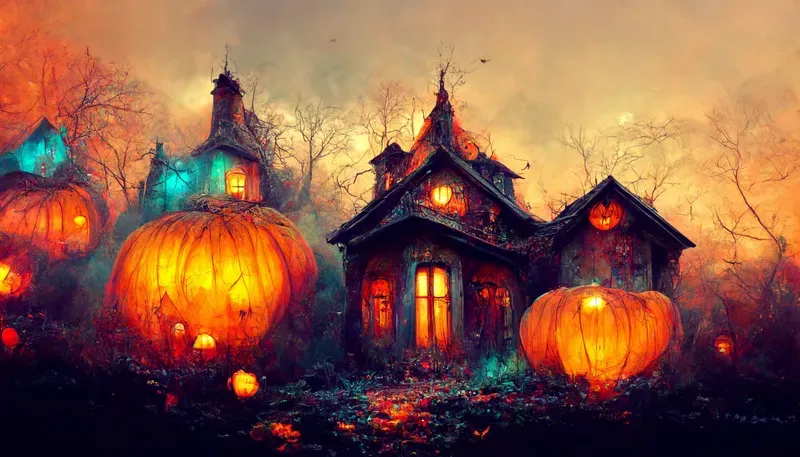 Colorful Halloween Wallpaper