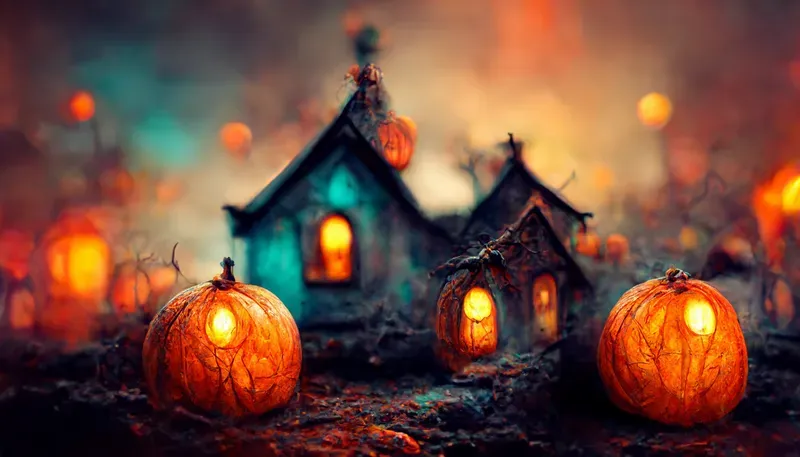 Colorful Halloween Wallpaper