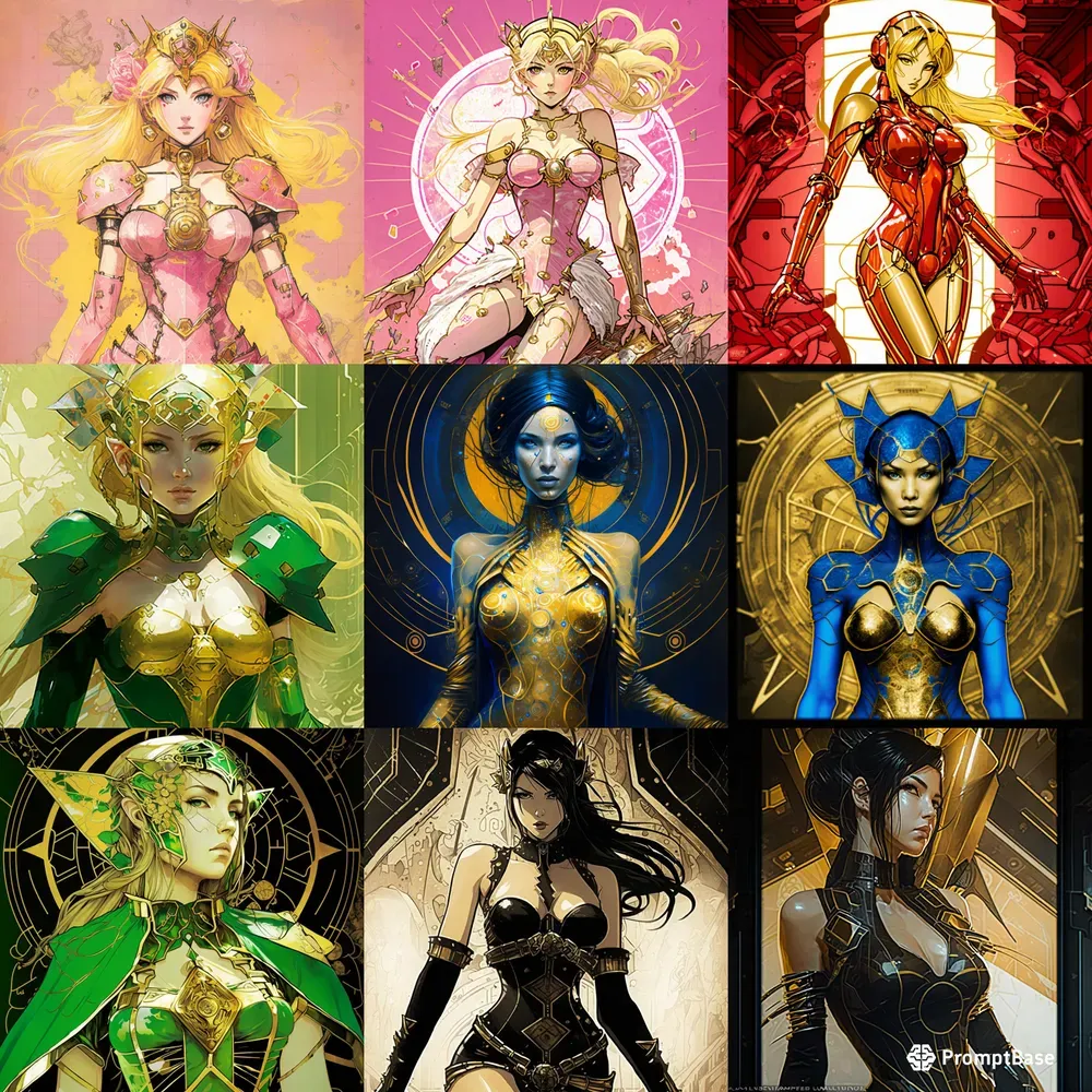 Futuristic Female Game Characters