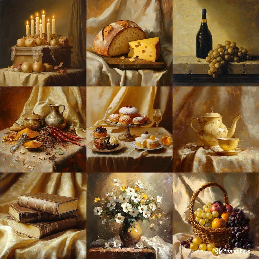 Oil Painting Still Lifes