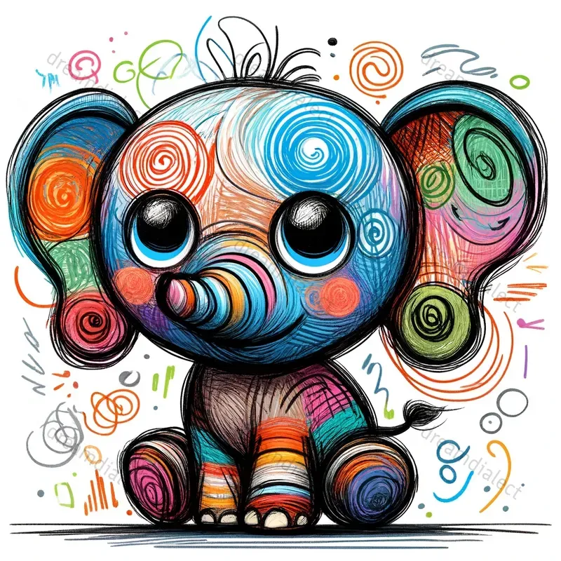 Whimsical Cartoon Animals