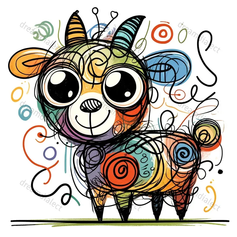 Whimsical Cartoon Animals