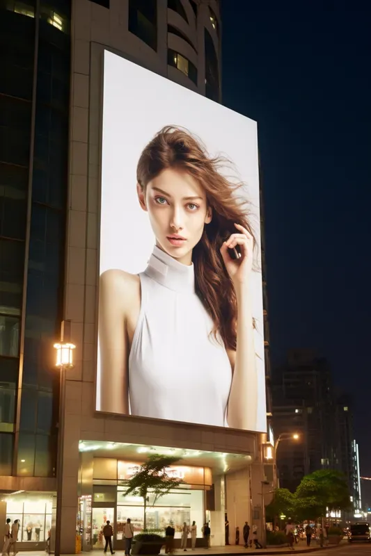 Crisp Elegance White Banner Signages For