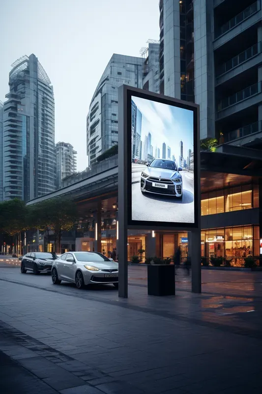 Crisp Elegance White Banner Signages For