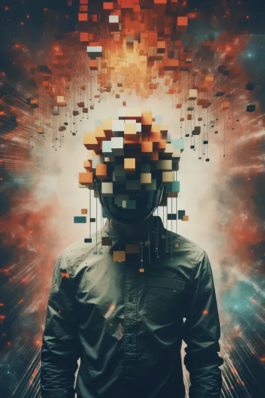 Pixel Dreamscape Surreal Scenes Reimagined