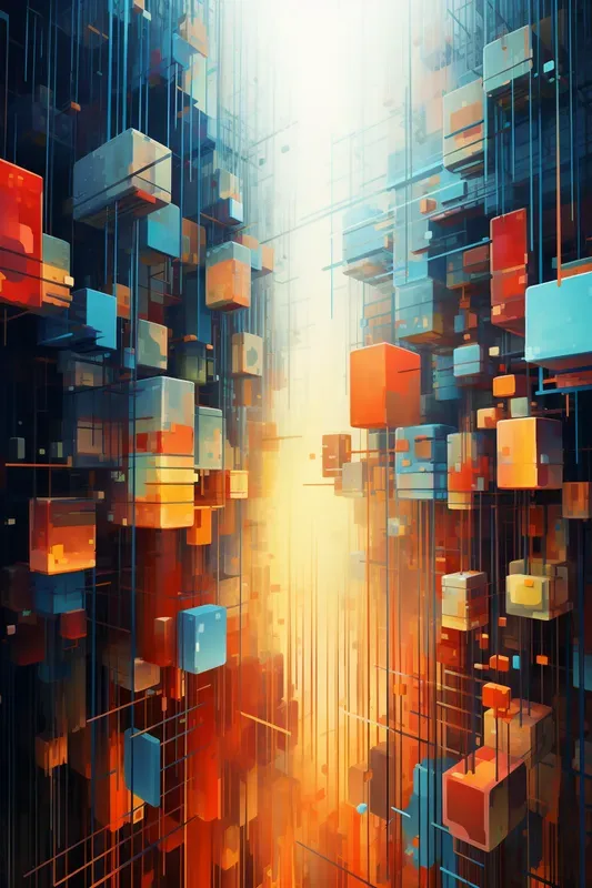 Pixel Dreamscape Surreal Scenes Reimagined