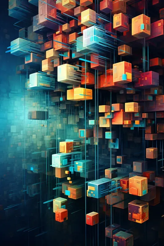 Pixel Dreamscape Surreal Scenes Reimagined