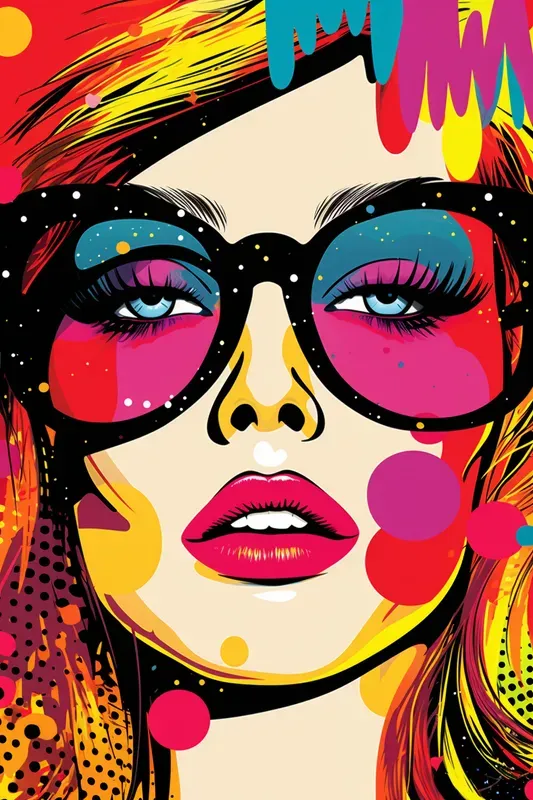 Titles Vibrant Expressions Pop Artinsts