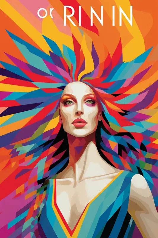 Titles Geometric Visions Pop Art With As