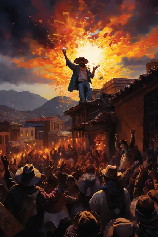 Festive Vibrance Illustration