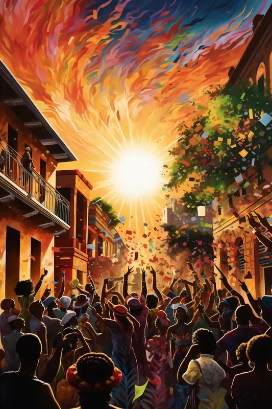 Festive Vibrance Illustration