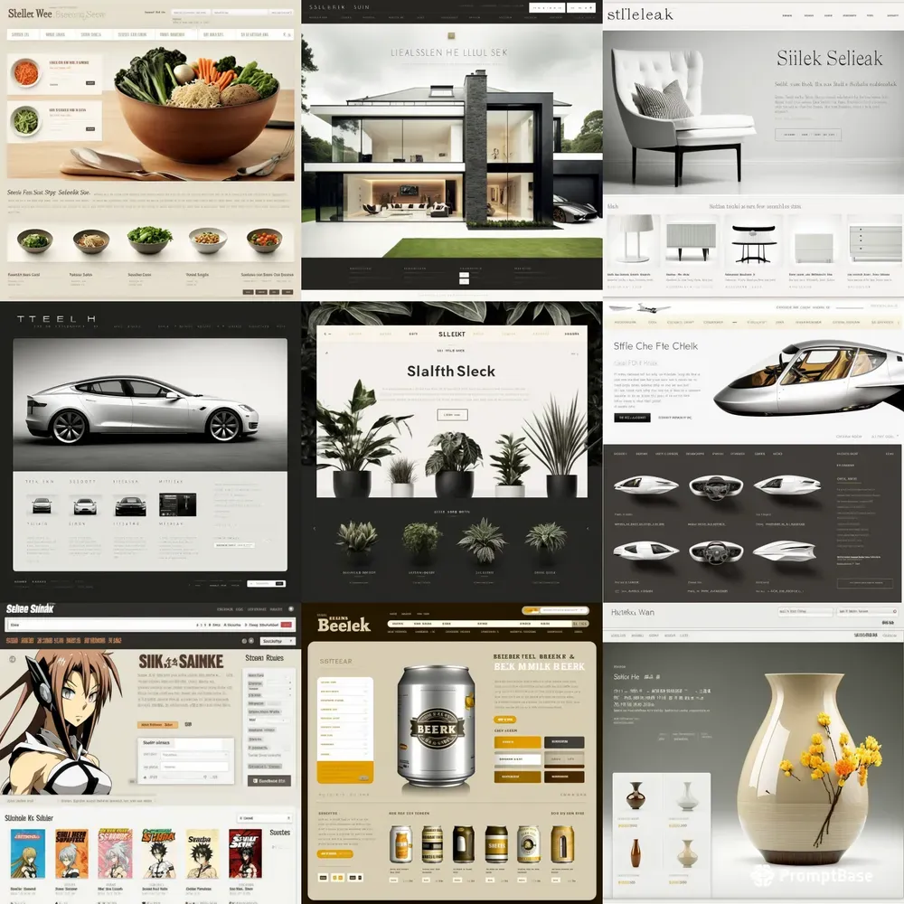 Online Marketplaces Web Shop Mockups