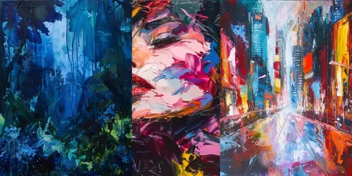 Vivid Canvas Art Creations generated by midjourney