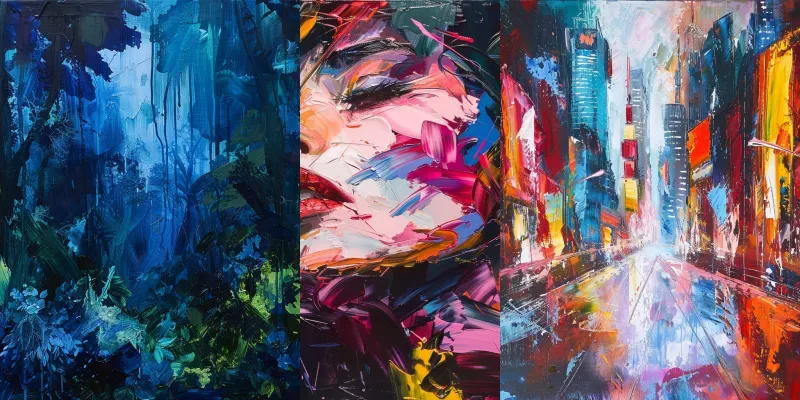 Vivid Canvas Art Creations generated by undefined