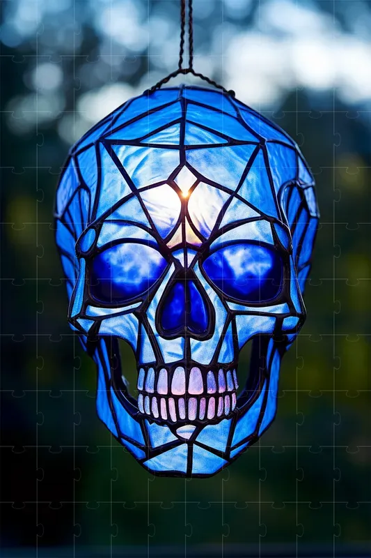 Halloween Stained Glass Suncatchers