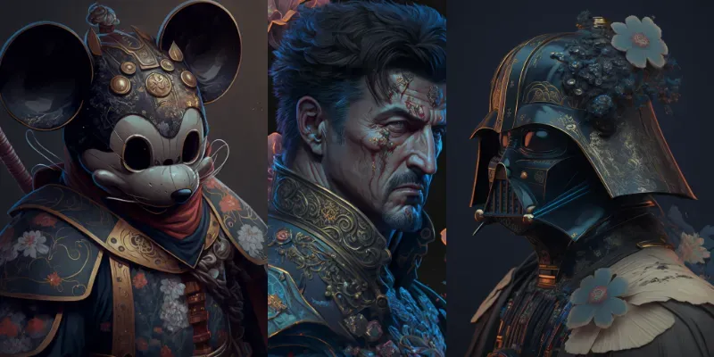 Vintagepunk Samurai Themes generated by undefined