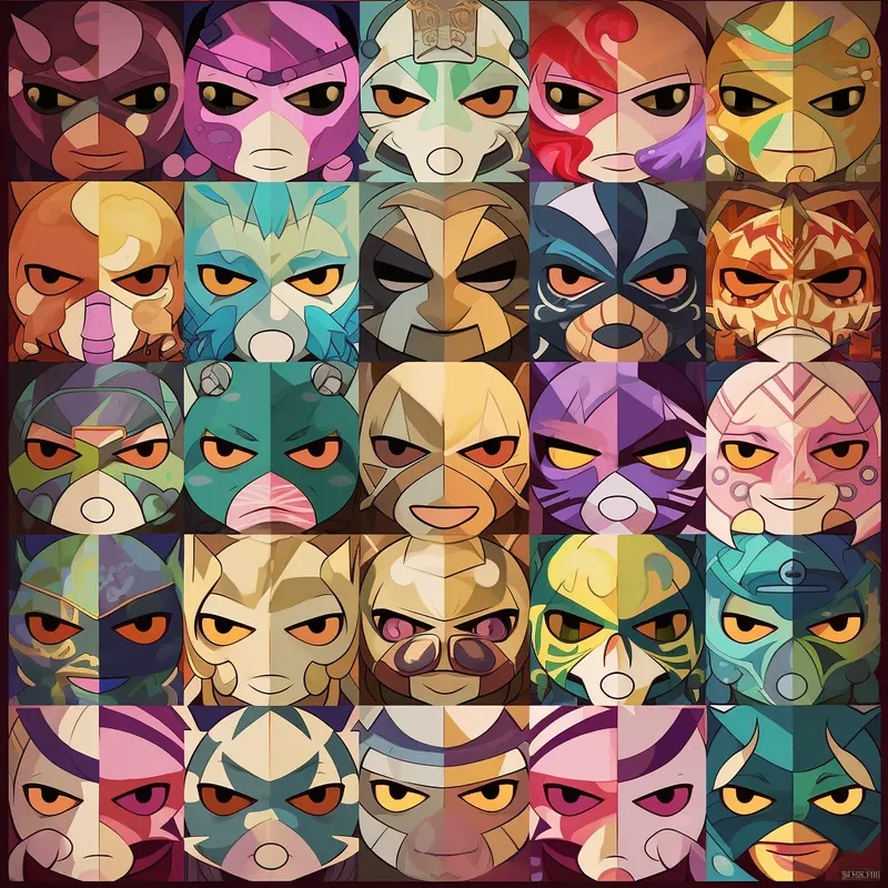 Cute Mini Masks Patterns