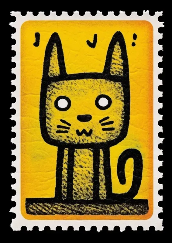 Funny Post Postage Stamps