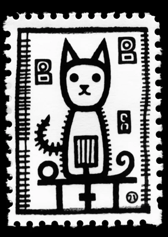 Funny Post Postage Stamps