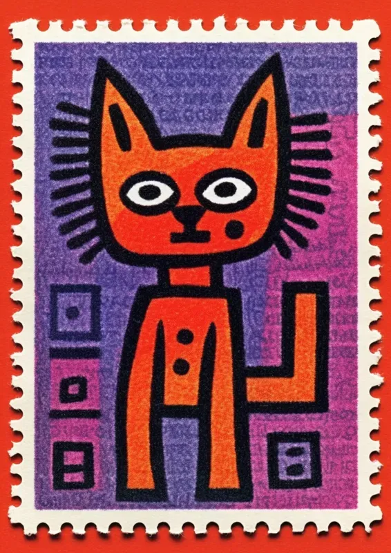 Funny Post Postage Stamps