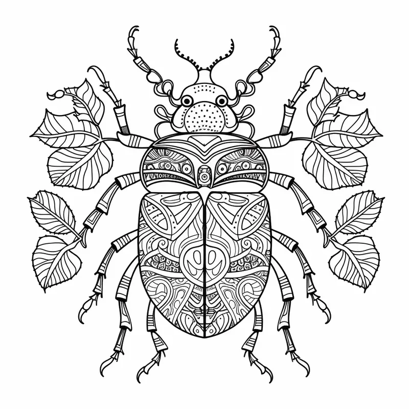 Flower Fantasy Adult Coloring Pages