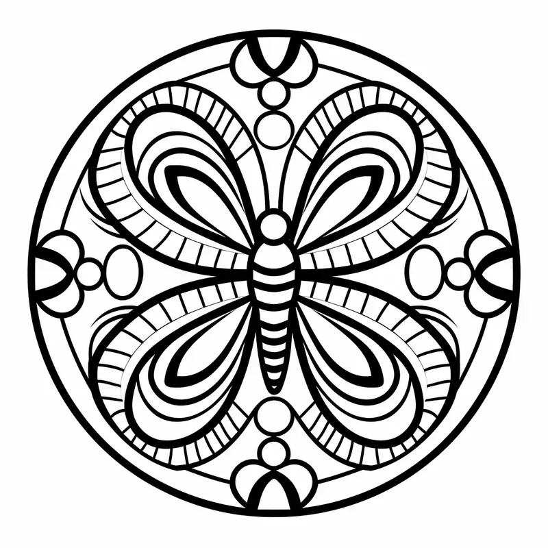 Cute Mandala Coloring Pages