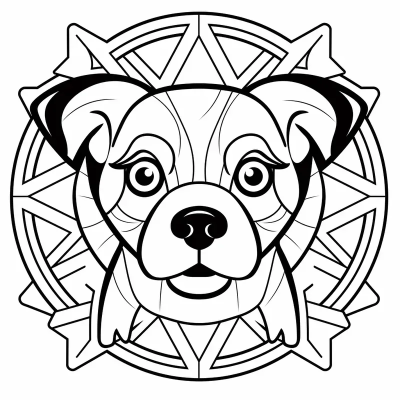 Cute Mandala Coloring Pages