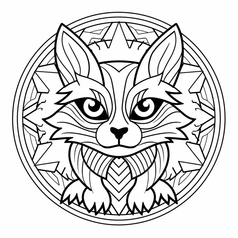 Cute Mandala Coloring Pages