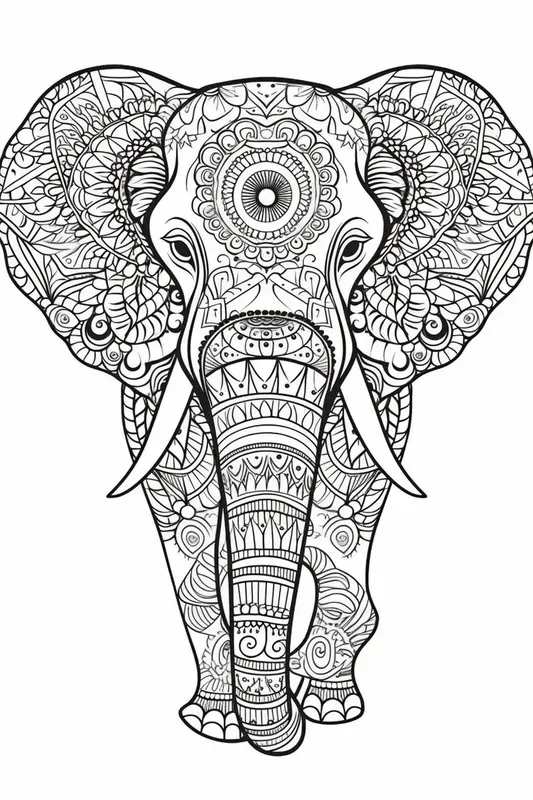 Animal Mandalas Coloring Pages