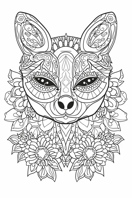 Animal Mandalas Coloring Pages