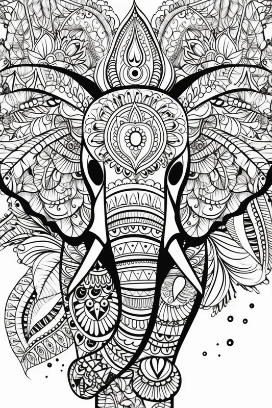 Animal Mandalas Coloring Pages