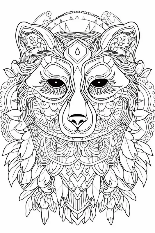 Animal Mandalas Coloring Pages