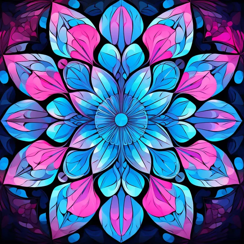 Fractal Geometric Mandalas