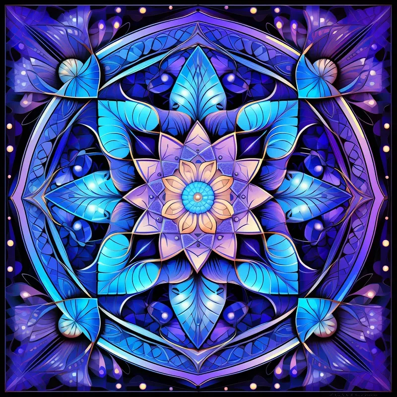 Fractal Geometric Mandalas
