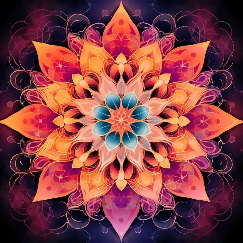 Fractal Geometric Mandalas
