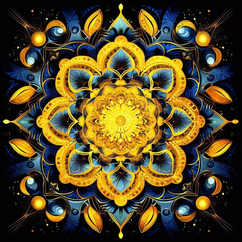 Fractal Geometric Mandalas