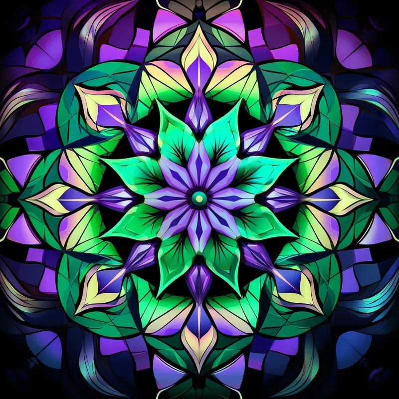 Fractal Geometric Mandalas